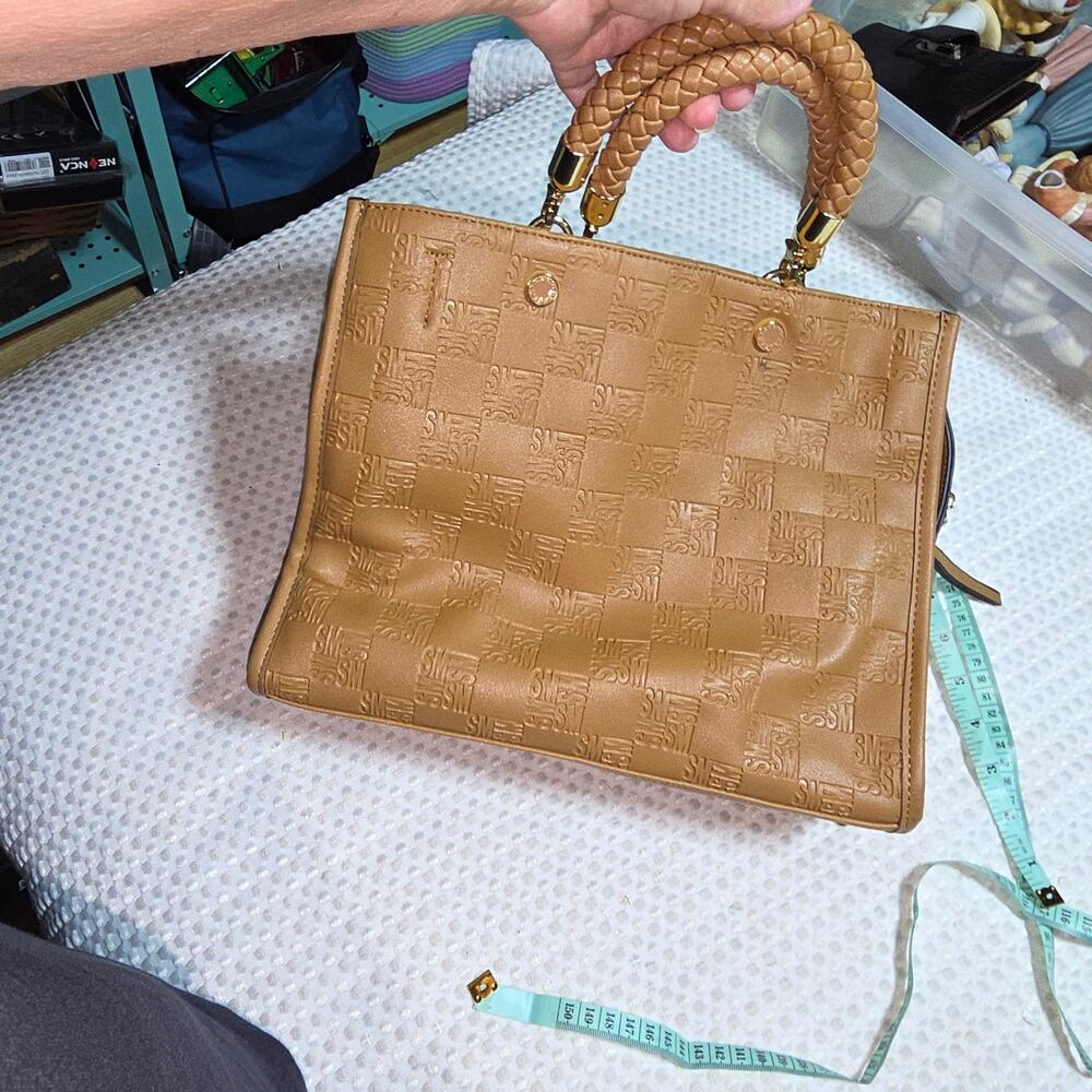 STEVE MADDEN BJEANNE SATCHEL BAG WITH CROSSBODY STRAP